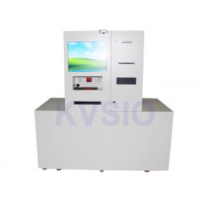 Ergonomic Design Credit Card Kiosk Dust Proof 1280*1024 Max Resolution Monitor