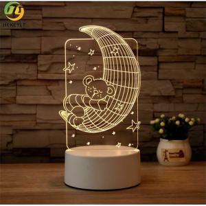 New Item Moon 3D Led Night Light for Kids Home Decoration in Malaysia