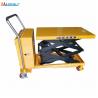 Factory direct sell portable 350kg electric scissors lift table cart with 1500mm