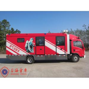 10 Ton Big Capacity Gas Supply Fire Trucks with 7m Lifting Lighting System