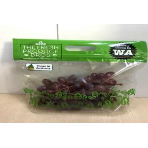 Custom Printing Fresh Fruit Bags Resealable Zipper Protection Antifog For Lettuce Packaging