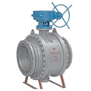 API Fixed Flanged Ball Valve , Trunnion Ball Valve Flanged End With Cast Steel