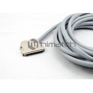 Gray Data Communication Cable , MDR 68 Pin To MDR 68 Pin SCSI Cable UL Approved