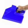 Blue Plastic Feed Scoop , Enclosed Feed Scoop 21.5*15*15cm Strong Plastic Handle