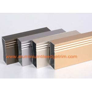China 6063 anodizados - a extrusão T5 de alumínio perfila a cavidade retangular dada forma supplier