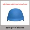 NIJ IIIA Boltless PASGT Aramid Fabric UN Blue Bulletproof Helmet