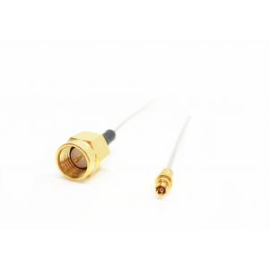 Custom SMA Male to SSMP Female Coax Cable Assemblies with Cable 1#Semi-rigid Coaxial Cable