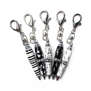 OEM Keychain Mini Pen , Musical Notation Stylus Pen Keychain