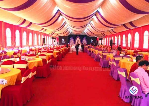 Red Aluminum Truss Roof Systems , Beautiful Dj Lighting Truss Systems Tent With