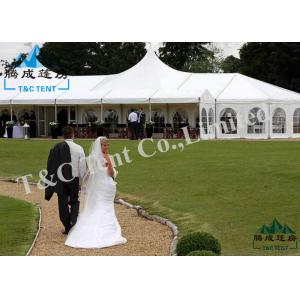 China Clear Roof Backyard Party Tent , Light Frame Large Tents For Outdoor Events supplier