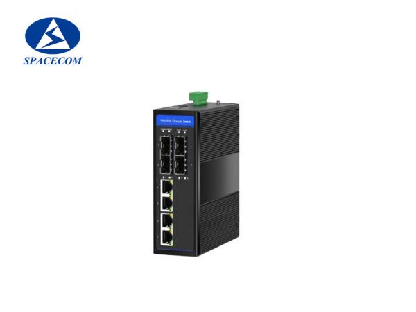 FTTH産業ギガビット スイッチ4x10/100/1000Base-T + 4x100/1000Base-X SFP