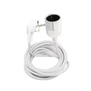 Grounded 3-Prong Power Extension Cord for Computers and Appliances