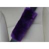 Durable Natural Fiber Sheepskin Seat Belt Cover Sheepskin OEM Comfortable Safety