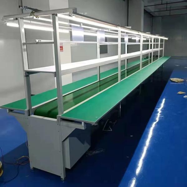 SMT Assembly Line Workbench Table HXT-C2M Automatic PVC Belt Conveyor Assembly Equipment