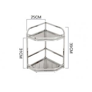 China Space Saving Kitchen Pull Out Basket Triangle Shelf Double / Triple Layers supplier