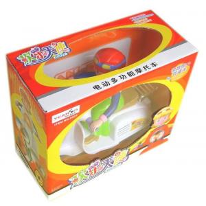 Kids toy packaging corrugated paper box with PVC window factory price