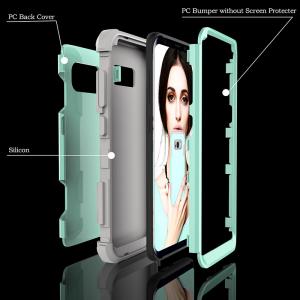 China high quality silicon pc 2 in 1  shockproof cell phone case cover for samsung galaxy s8 supplier
