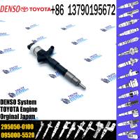 China Diesel Common Rail Fuel Injector 23670-30190 23670-30196 295050-0100 for TOYOTA LAND CRUISER PRADO FORTUNER DYNA DENSO 2 on sale