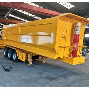 China High Load Capacity Dump Semi Trailer Steel Tipper Truck Trailer ABS Brake System supplier