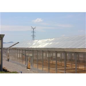 BIPV Greenhouse Solar System 500KW Energy Efficient Film Cover Custom Depth