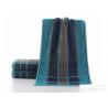 Colorful Blue Striped Bath Towels For Face / Hand OEM Accepted