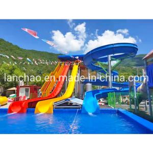 High Speed Amusement Park Water Slide Spiral Tube For Swimming Pool Park