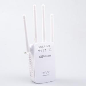 China 2.4G 5G 1200Mbps Dual band Wifi Wireless Router with Convenient wall plug COL-AC05 supplier