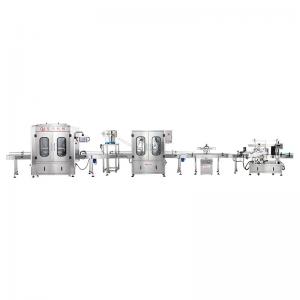 China 2000BPH Chemical Filling Capping Labeling Machine for Antifreeze Solution/Liquid Fertilizer supplier