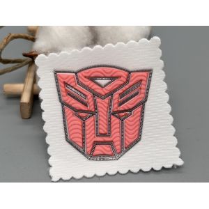 China Personalized Embossed Cloth Patches Uniform Custom Shape Design on sale