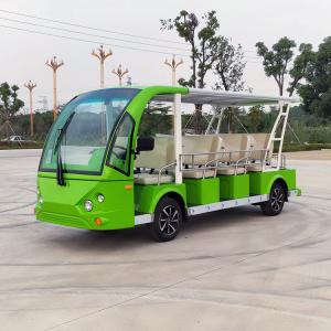 China 14 Seats Electric Sightseeing Car Golf Cart Shuttle 220v FRP Material supplier