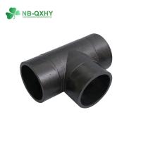 China SDR11 Butt Fusion Pipe Fitting Reducing Tee with 90°Tee Welding Type HDPE Equal Tee on sale