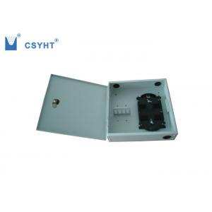 China 8 port fiber optic distribution box indoor wall mounted made of cold roll steel supplier