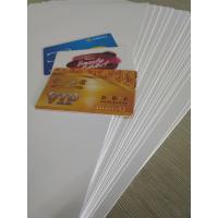 China Inkjet Printed Pvc Card Material With Trimming And Position Lines on sale