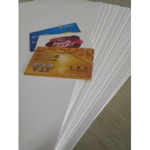 Inkjet Printed Pvc Card Material With Trimming And Position Lines