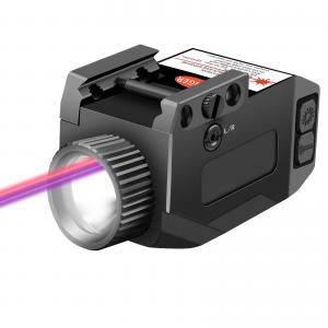 Red Purple Airsoft Gun Lasers 650nm / 405nm Tactical Flashlight Laser 800 Lumens