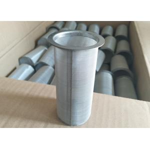 China Cylinder Plain Twill SS Filter Mesh 5 Micron Stainless Steel Mesh Filter supplier