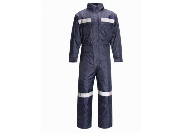 Skin Protection PPE Safety Workwear Thick Warm Coverall UV Resistant For Winter