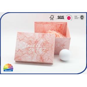 E CCNB Marble Texture Printed Birthday Gift Box Matte Sturdy Paper Box