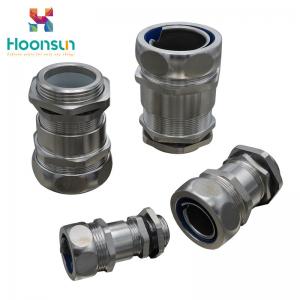 China Galvanized Steel Brass Union Fitting Locked Type With Compression Fitting Ferrule supplier