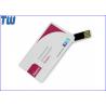 China 2GB USB Flashdrive Memory Business Card CMYK Color Digital Printing wholesale