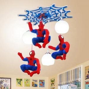 China Indoors Spider Man Cartoon Children Led Wall Lamps Protection Eyeshield Decorative supplier