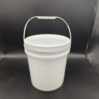 China Screen Printing 10lt Round Plastic Bucket With Lid ISO9001 on sale