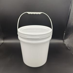 China Screen Printing 10lt Round Plastic Bucket With Lid ISO9001 supplier