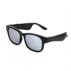 Smart Audio Sunglasses Speaker Bluetooth Eyewear Silver Mirror Lens