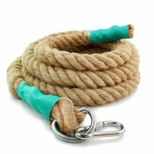China Dia 36 mm 3 strand natrual fiber brown twisted rope for packing mooring boat and more supplier