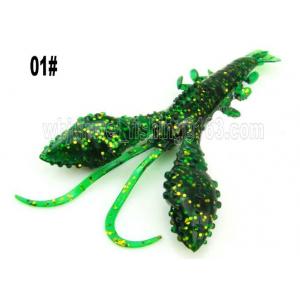 2017 New  best sale 9.5cm/8g  5 kinds colors artifical soft shrimp fishing lure