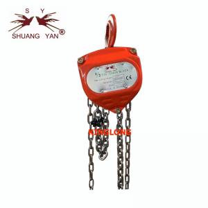 China 0.5 Ton Stainless Steel Chain Pulley Block Hand Operated 3 Meters supplier