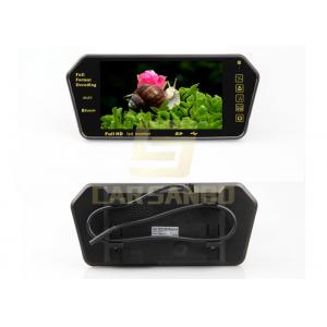 7 Inch Rearview Mirror Lcd Monitor / Bluetooth Car Rearview Mirror With Wireless Backup Camera
