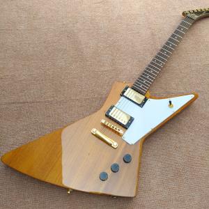 China RD type Electric Guitar in Natural wood color, Custom Shop RD guitar with Chrome hardware, Dots inlays, Free shipping supplier