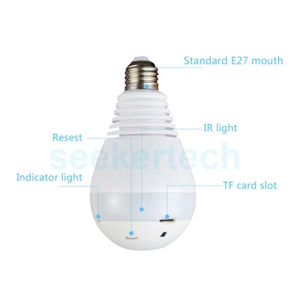 360 Degree wireless home security cameras 1080P Panoramic Wifi camera TF Card Support Motion Detect